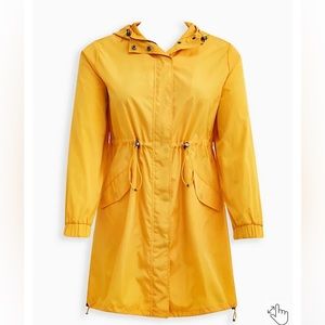 Torrid NYLON LONGLINE RAIN JACKET Size: 4X